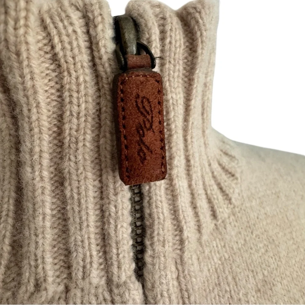 Polo Ralph Lauren Vintage 90’s 100% Lambswool 1/4 Zip Sweater